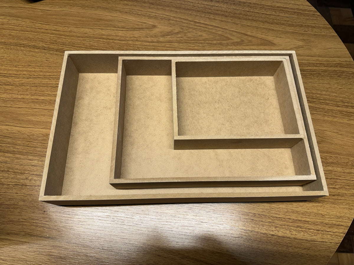 Bandeja em MDF Revestida em Tecido – G (40,5 X 25 X 6)